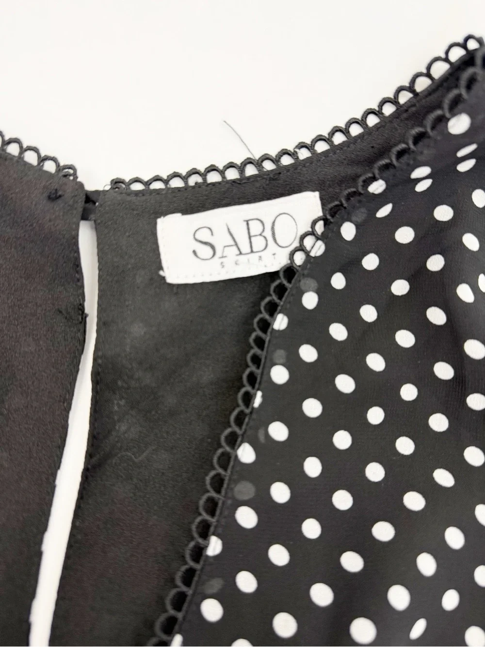 Sabo Skirt Reya Playsuit Romper Polka Dot Black White